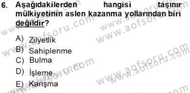 İşletme Hukuku Dersi 2014 - 2015 Yılı (Vize) Ara Sınav Soruları 6. Soru