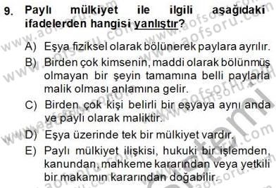 İşletme Hukuku Dersi 2014 - 2015 Yılı (Vize) Ara Sınav Soruları 9. Soru