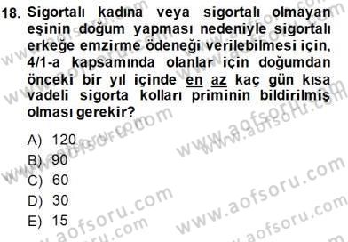 İşletme Hukuku Dersi 2014 - 2015 Yılı (Final) Dönem Sonu Sınav Soruları 18. Soru