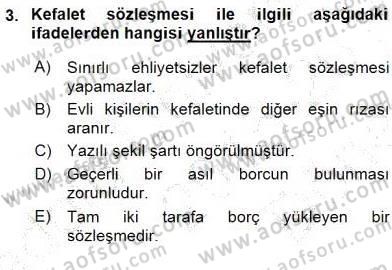 İşletme Hukuku Dersi 2015 - 2016 Yılı (Final) Dönem Sonu Sınav Soruları 3. Soru