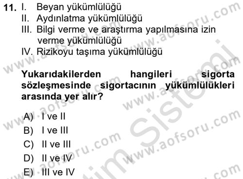 İşletme Hukuku Dersi 2018 - 2019 Yılı 3 Ders Sınav Soruları 11. Soru