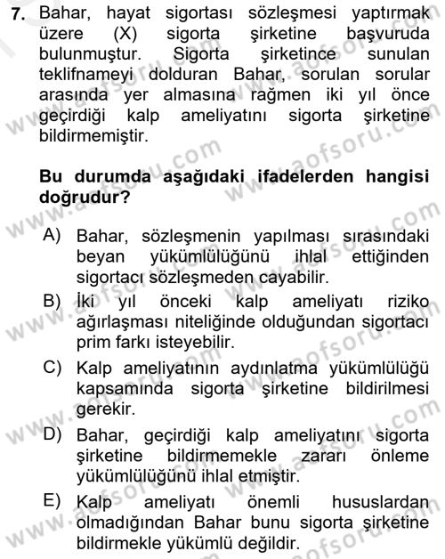 İşletme Hukuku Dersi 2018 - 2019 Yılı (Final) Dönem Sonu Sınav Soruları 7. Soru