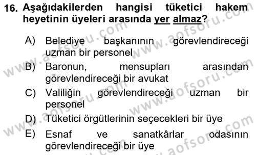 İşletme Hukuku Dersi 2018 - 2019 Yılı Yaz Okulu Sınav Soruları 16. Soru