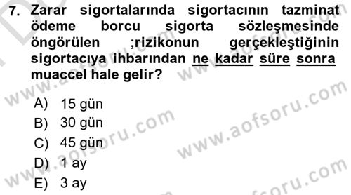 İşletme Hukuku Dersi 2021 - 2022 Yılı (Final) Dönem Sonu Sınav Soruları 7. Soru