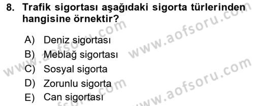 İşletme Hukuku Dersi 2021 - 2022 Yılı Yaz Okulu Sınav Soruları 8. Soru