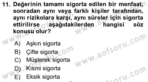 İşletme Hukuku Dersi 2022 - 2023 Yılı Yaz Okulu Sınav Soruları 11. Soru