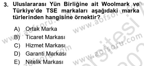 İşletme Hukuku Dersi 2022 - 2023 Yılı Yaz Okulu Sınav Soruları 3. Soru
