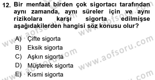 İşletme Hukuku Dersi 2023 - 2024 Yılı (Final) Dönem Sonu Sınav Soruları 12. Soru