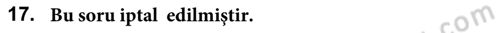 Medeni Hukuk 1 Dersi 2018 - 2019 Yılı (Final) Dönem Sonu Sınav Soruları 17. Soru