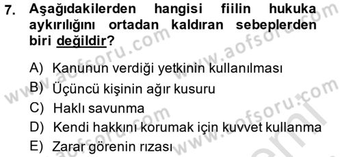 Medeni Hukuk 2 Dersi 2013 - 2014 Yılı Tek Ders Sınav Soruları 7. Soru