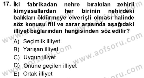 Medeni Hukuk 2 Dersi 2014 - 2015 Yılı (Vize) Ara Sınav Soruları 17. Soru