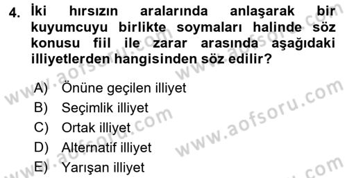 Medeni Hukuk 2 Dersi 2015 - 2016 Yılı (Final) Dönem Sonu Sınav Soruları 4. Soru