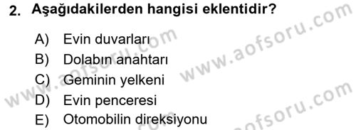 Medeni Hukuk 2 Dersi 2016 - 2017 Yılı (Final) Dönem Sonu Sınav Soruları 2. Soru