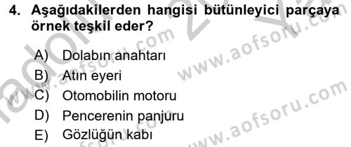 Medeni Hukuk 2 Dersi 2018 - 2019 Yılı Yaz Okulu Sınav Soruları 4. Soru