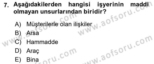 İş Ve Sosyal Güvenlik Hukuku Dersi 2025 - 2026 Yılı (Vize) Ara Sınav Soruları 7. Soru