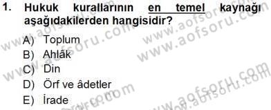 Muhasebe ve Hukuk Dersi 2013 - 2014 Yılı Tek Ders Sınav Soruları 1. Soru