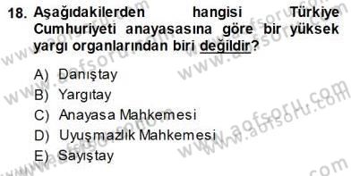 Muhasebe ve Hukuk Dersi 2014 - 2015 Yılı (Final) Dönem Sonu Sınav Soruları 18. Soru