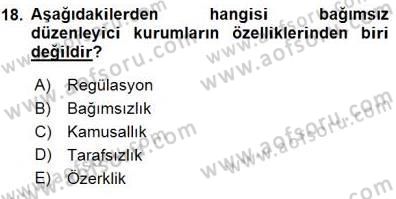 Muhasebe ve Hukuk Dersi 2015 - 2016 Yılı (Final) Dönem Sonu Sınav Soruları 18. Soru