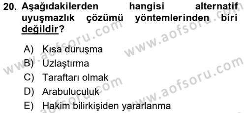 Muhasebe ve Hukuk Dersi 2017 - 2018 Yılı (Final) Dönem Sonu Sınav Soruları 20. Soru