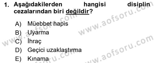 Muhasebe ve Hukuk Dersi 2018 - 2019 Yılı 3 Ders Sınav Soruları 1. Soru