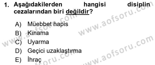 Muhasebe ve Hukuk Dersi 2021 - 2022 Yılı (Vize) Ara Sınav Soruları 1. Soru