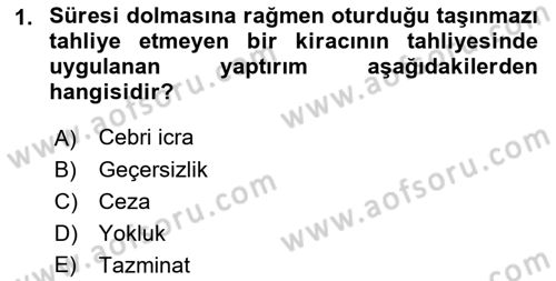Muhasebe ve Hukuk Dersi 2023 - 2024 Yılı (Final) Dönem Sonu Sınav Soruları 1. Soru