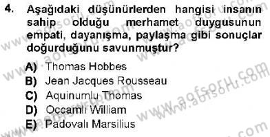 Hukukun Temel Kavramları 1 Dersi 2012 - 2013 Yılı (Vize) Ara Sınav Soruları 4. Soru