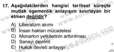 Hukukun Temel Kavramları 2 Dersi 2012 - 2013 Yılı (Vize) Ara Sınav Soruları 17. Soru