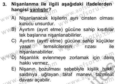 Hukukun Temel Kavramları 2 Dersi 2012 - 2013 Yılı (Vize) Ara Sınav Soruları 3. Soru