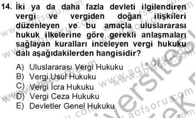 Hukukun Temel Kavramları 2 Dersi 2013 - 2014 Yılı Tek Ders Sınav Soruları 14. Soru