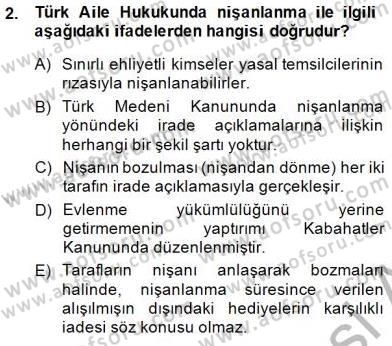 Hukukun Temel Kavramları 2 Dersi Ara Sınavı Deneme Sınav Soruları 2. Soru