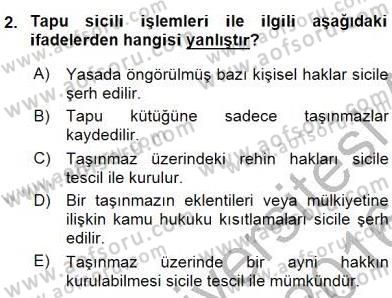 Hukukun Temel Kavramları 2 Dersi 2015 - 2016 Yılı (Vize) Ara Sınav Soruları 2. Soru