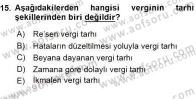 Hukukun Temel Kavramları 2 Dersi 2015 - 2016 Yılı (Final) Dönem Sonu Sınav Soruları 15. Soru