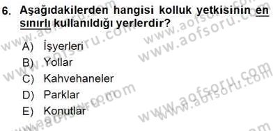 Hukukun Temel Kavramları 2 Dersi 2015 - 2016 Yılı (Final) Dönem Sonu Sınav Soruları 6. Soru