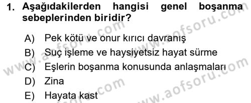 Hukukun Temel Kavramları 2 Dersi 2017 - 2018 Yılı 3 Ders Sınav Soruları 1. Soru