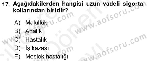 Hukukun Temel Kavramları 2 Dersi 2017 - 2018 Yılı (Final) Dönem Sonu Sınav Soruları 17. Soru