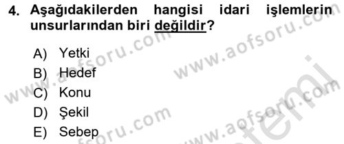 Hukukun Temel Kavramları 2 Dersi 2022 - 2023 Yılı (Final) Dönem Sonu Sınav Soruları 4. Soru