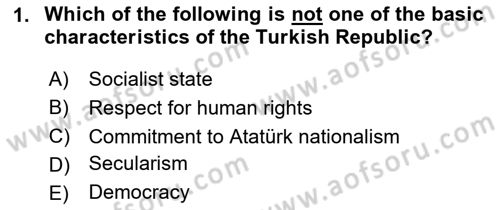 Introduction to Law Dersi 2024 - 2025 Yılı Yaz Okulu Sınav Soruları 1. Soru