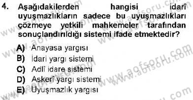 Anayasa 1 Dersi 2012 - 2013 Yılı (Vize) Ara Sınav Soruları 4. Soru
