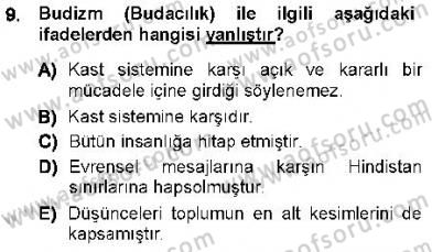 İnsan Hakları ve Kamu Özgürlükleri Dersi 2012 - 2013 Yılı (Vize) Ara Sınav Soruları 9. Soru