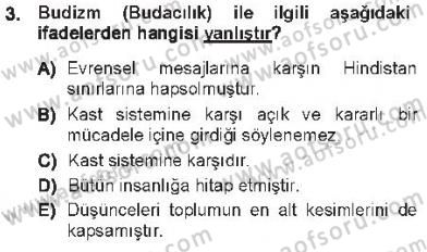 İnsan Hakları ve Kamu Özgürlükleri Dersi 2012 - 2013 Yılı Tek Ders Sınav Soruları 3. Soru