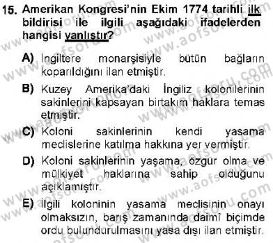 İnsan Hakları ve Kamu Özgürlükleri Dersi Ara Sınavı Deneme Sınav Soruları 15. Soru