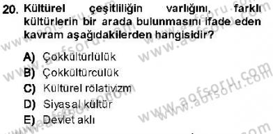 İnsan Hakları ve Kamu Özgürlükleri Dersi 2013 - 2014 Yılı (Final) Dönem Sonu Sınav Soruları 20. Soru