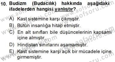 İnsan Hakları ve Kamu Özgürlükleri Dersi 2014 - 2015 Yılı (Vize) Ara Sınav Soruları 10. Soru
