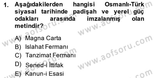 İnsan Hakları ve Kamu Özgürlükleri Dersi 2014 - 2015 Yılı Tek Ders Sınav Soruları 1. Soru