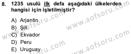 İnsan Hakları ve Kamu Özgürlükleri Dersi 2014 - 2015 Yılı Tek Ders Sınav Soruları 8. Soru