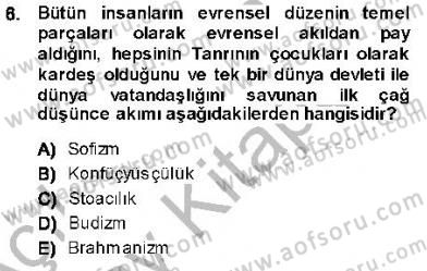 Temel İnsan Hakları Bilgisi 1 Dersi 2013 - 2014 Yılı (Vize) Ara Sınavı 6. Soru