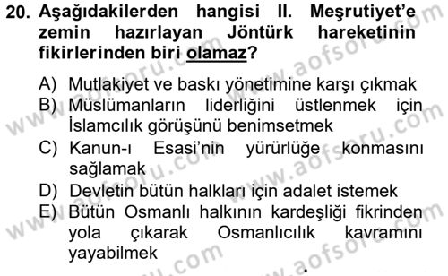 Temel İnsan Hakları Bilgisi 2 Dersi 2012 - 2013 Yılı (Vize) Ara Sınav Soruları 20. Soru