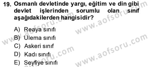 Temel İnsan Hakları Bilgisi 2 Dersi 2014 - 2015 Yılı (Vize) Ara Sınav Soruları 19. Soru