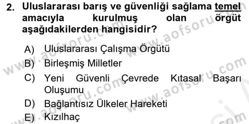 Temel İnsan Hakları Bilgisi 2 Dersi 2015 - 2016 Yılı (Vize) Ara Sınav Soruları 2. Soru